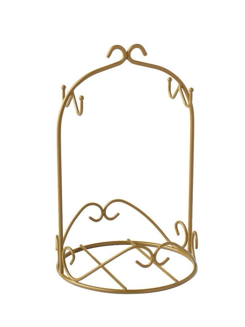 Pioneer Woman Gold Tone Mug Display